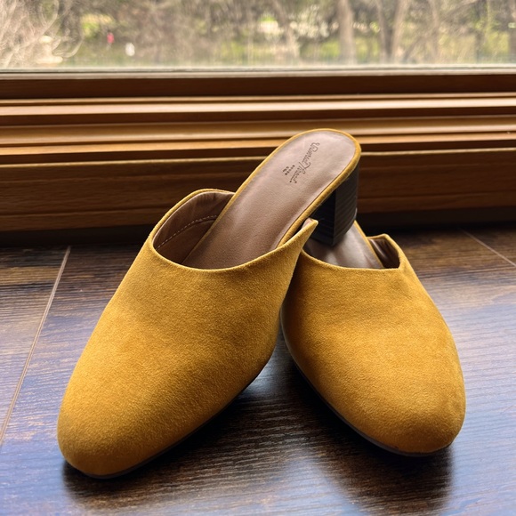 Universal Thread Shoes Mustard Mules Poshmark